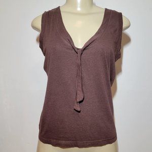 Vintage Gap chocolate Brown sleeveless top